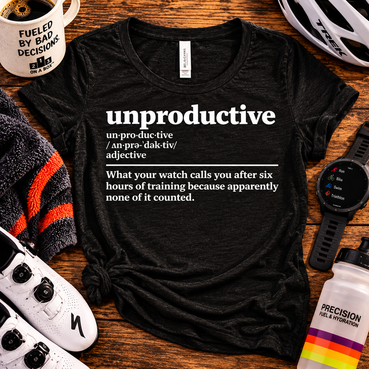 Unproductive Definition Tee – Apparently None of It Counted - Women's