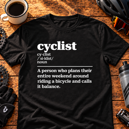 Cyclist Definition Tee – Weekend Balance- Men's / Unisex