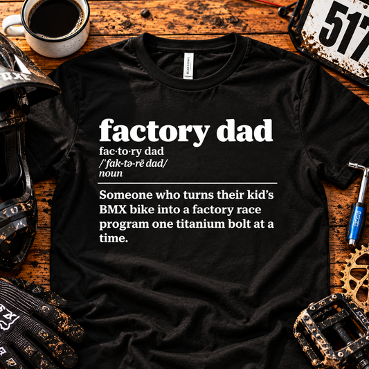 Factory Dad Definition Tee – Titanium Bolt Men's / Unisex